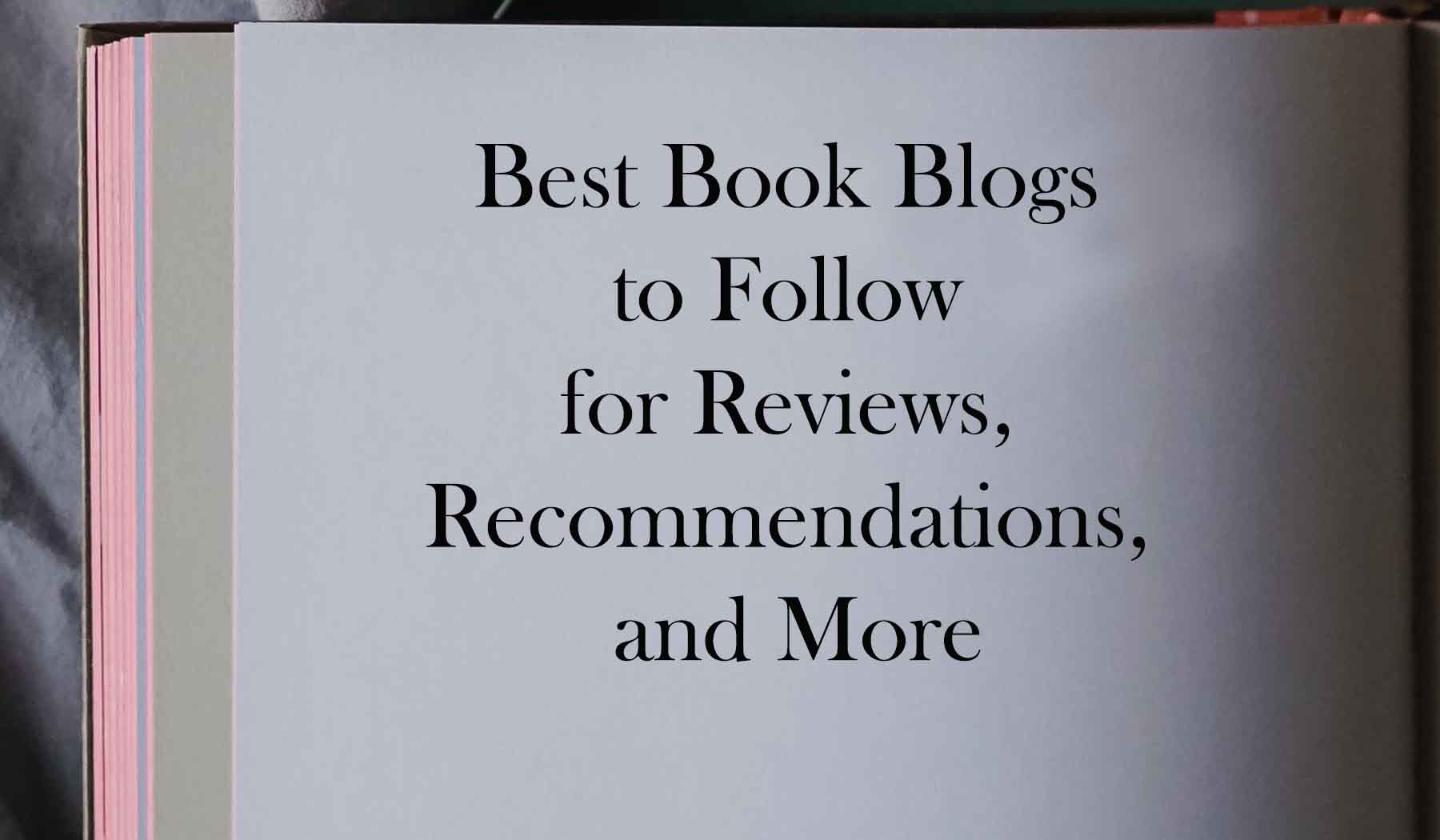 blog to book reviews