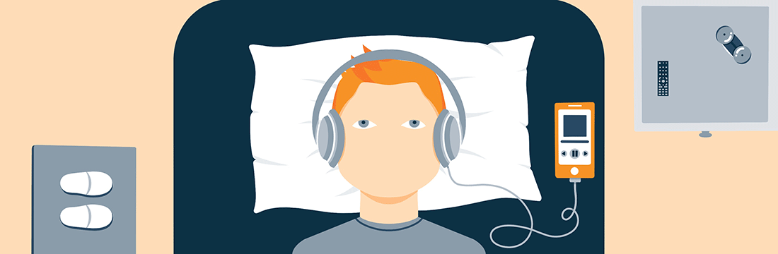Listening-Audiobook-Before-Sleep