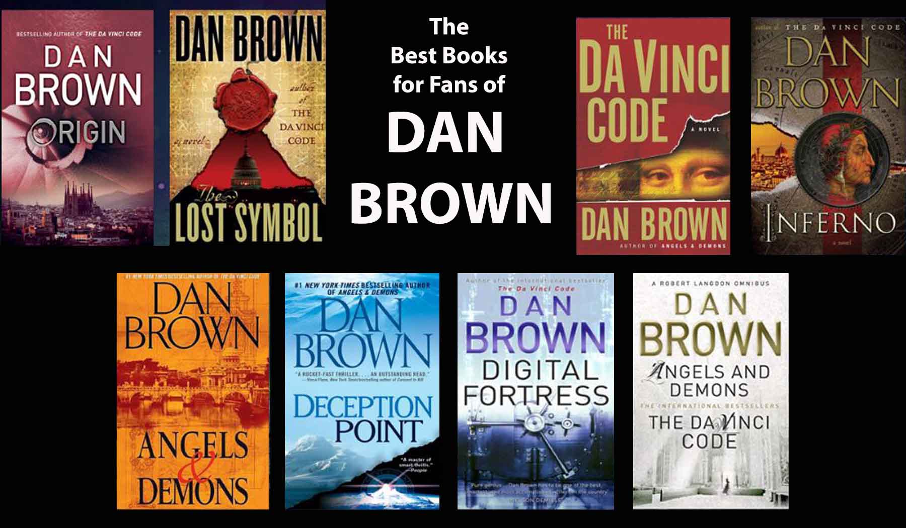Robert Langdon Series Collection 7 Books Set By Dan Brown - Fiction -  Paperback 