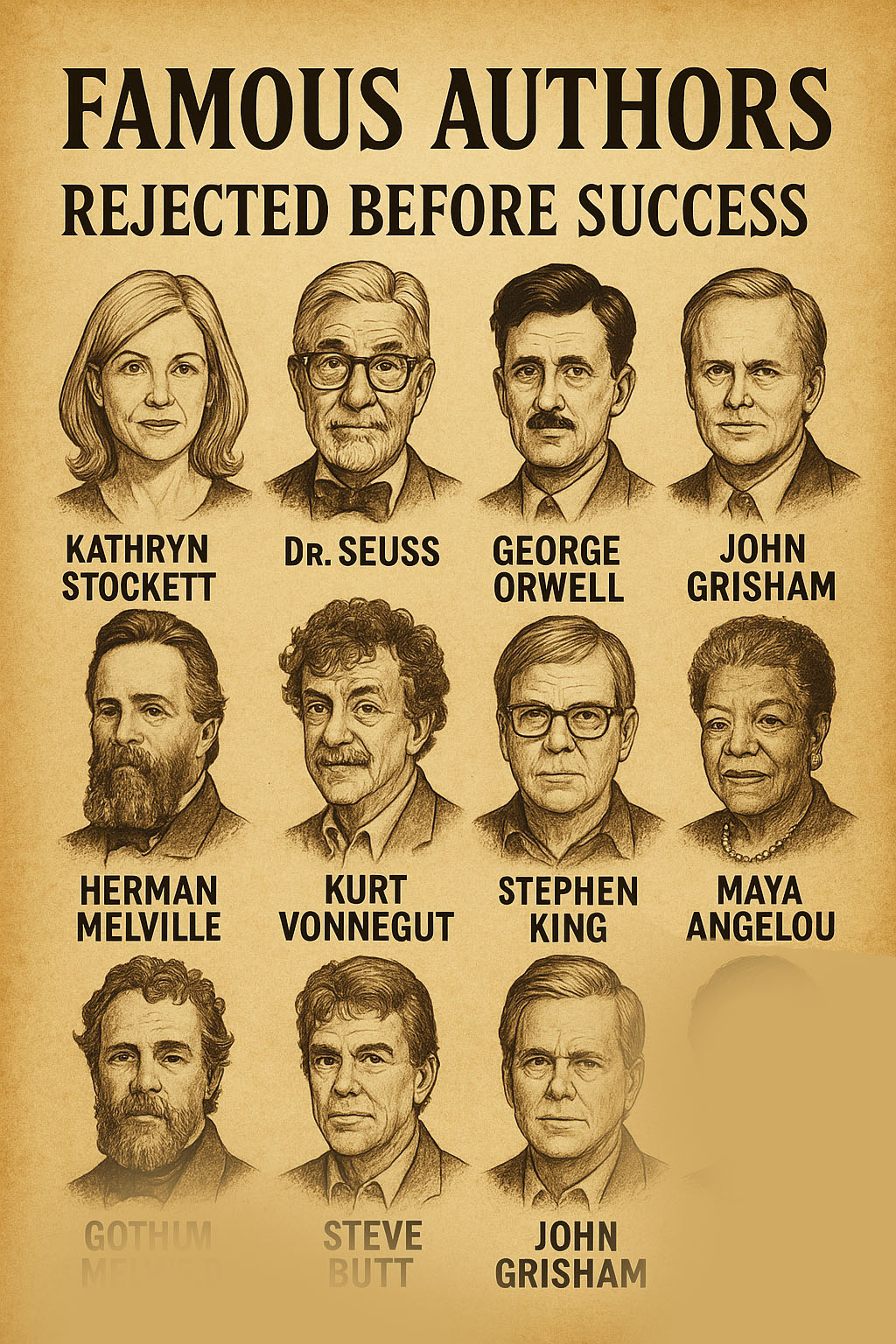 Famous Authors Who Faced Rejection Before Success